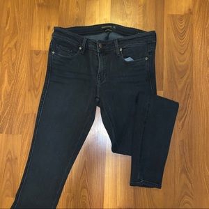 Genetic Denim Dark Grey Stretch Skinny Jeans sz 29